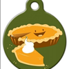 Pumpkin Pie Name ID Tag for Pets 