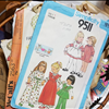 Vintage Simplicity toddler sewing patterns