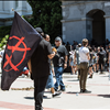 Antifa rioters at state capital 