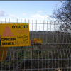 Minefield in the middle of Israel
