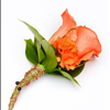 Orange Boutonniere Carithers Flowers