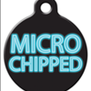 Micro Chipped Dog Tag for Dogs 