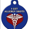 Allergy Shots Medical ID Tag 